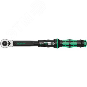 Ключ динамометрический с регулировкой момента затяжки Click-Torque C 2 Push R/L для правой и левой резьбы 20-100 Нм - WERA