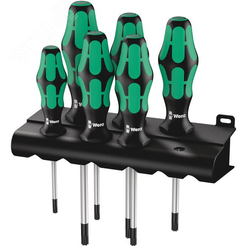 Набор отверток Kraftform Plus + подставка 6 предметов. 367/6 TORX - WERA