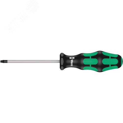 Отвертка 367 TORX BO с отверстием под штифт TX 25X100 мм - WERA