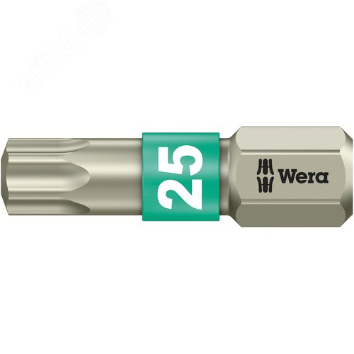 Бита 3867/1 TS TORX нержавеющая сталь хвостовик 1/4 C 6.3 TX 25X25 мм - WERA