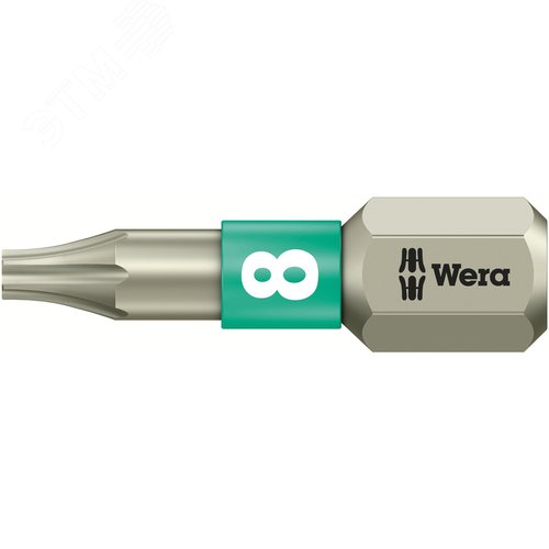 Бита 3867/1 TS TORX нержавеющая сталь хвостовик 1/4 C 6.3 TX 8X25 мм - WERA