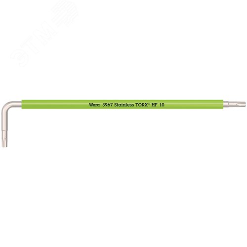 Ключ Г-образный с функцией фиксации крепежа 3967 SXL HF TORX Multicolour удлиненный нержавеющая сталь TX 10X112 мм - WERA