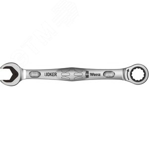 Ключ гаечный 6000 Joker комбинированный с трещоткой 15 x 200 мм (WE-073275) - WERA