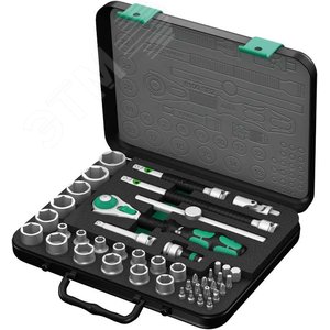 Набор с трещоткой 8100 SB 2 Zyklop Speed DR 3/8 43 предмета (WE-003594) - WERA