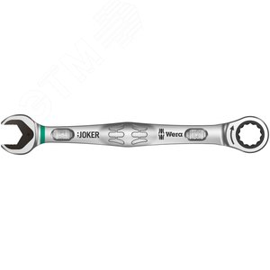 Ключ гаечный 6000 Joker комбинированный с трещоткой 13X177 мм - WERA