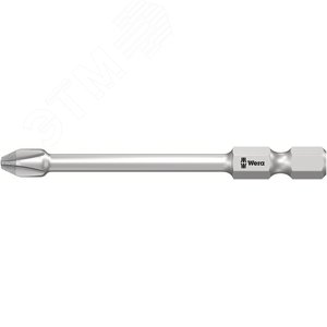 Бита 851/4 Harpoon DC PH алмазное покрытие зауженный стержень хвостовик шестигранный 1/4 E 6.3 PH 2X70 мм - WERA