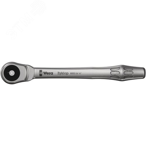 Трещотка 8003 A Zyklop Metal Push сдвижной квадрат привод 1/4 1/4X141 мм - WERA