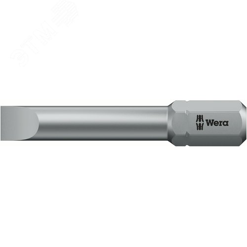 Бита шлицевая 800/2 Z SL вязкая твердость хвостовик 5/16 C 8 1.2X8X41 мм - WERA