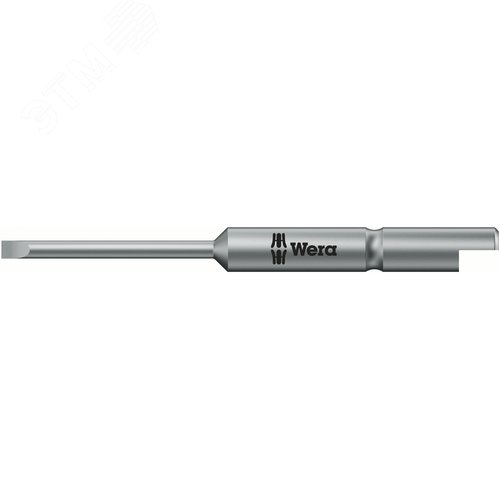 Бита шлицевая 800/9 C SL сверхтвёрдые хвостовик 4 мм Halfmoon 0.35X2.5X44 мм - WERA