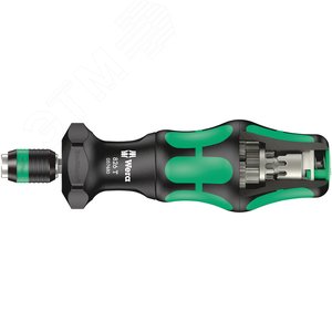 Рукоятка-держатель 826 T Kraftform Turbo патрон Rapidaptor 1/4X146 мм - WERA