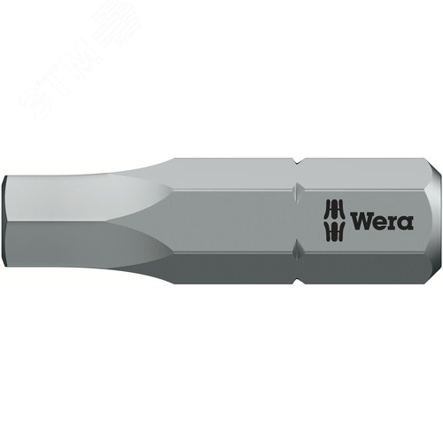 Бита биторсионная 840/1 BTZ Hex-Plus под внутренний шестигранник вязкая твёрдость хвостовик шестигранный 1/4 C 6.3 5.5X25 мм - WERA