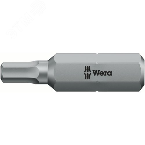 Бита под внутренний шестигранник 840/2 Z Hex-Plus вязкая твердость хвостовик 5/16 C 8 8X30 мм - WERA