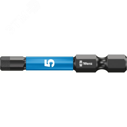 Бита ударная под внутренний шестигранник 840/4 IMP DC Impaktor Hex-Plus алмазное покрытие хвостовик 1/4 E 6.3 5X50 мм - фото 2