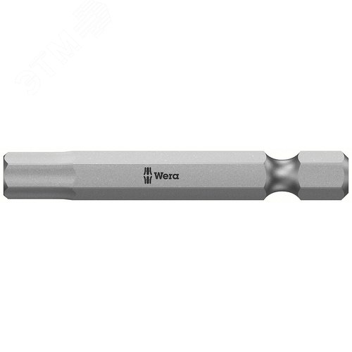 Бита под внутренний шестигранник 840/4 Z Hex-Plus вязкая твердость хвостовик 1/4 E 6.3 6X50 мм - WERA