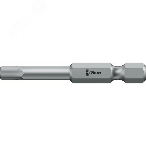 Бита под внутренний шестигранник 840/4 Z Hex-Plus вязкая твердость хвостовик 1/4 E 6.3 4X50 мм - WERA