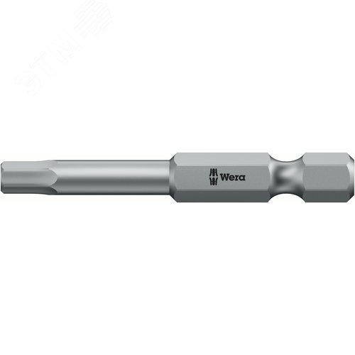 Бита под внутренний шестигранник 840/4 Z Hex-Plus BO с отверстием под штифт вязкая твердость хвостовик 1/4 E 6.3 3X89 мм - WERA