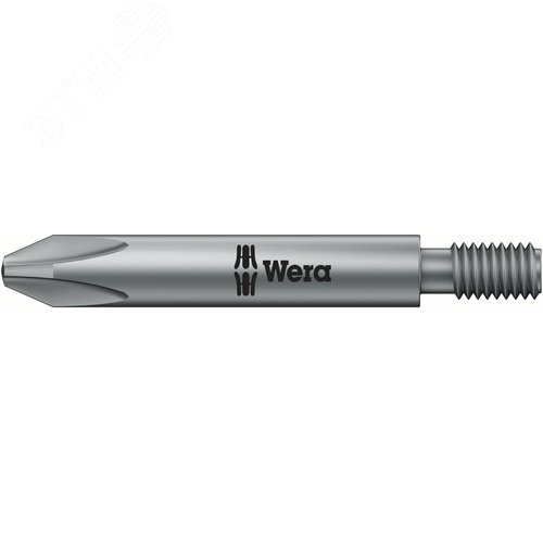 Бита 851/16 Z PH вязкая твердость хвостовик с резьбой 10/32 UNF PH 2X44.5 мм - WERA