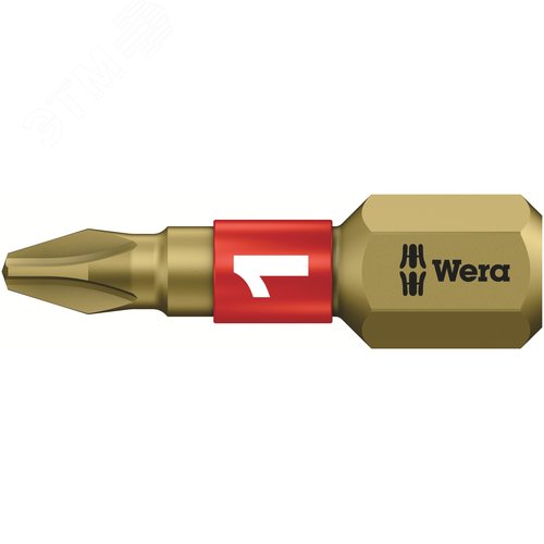 Бита биторсионная 851/1 BTH PH сверхтвердая хвостовик 1/4 C 6.3 PH 1X25 мм - WERA
