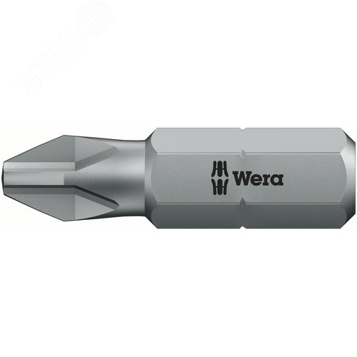 Бита 851/1 Z PH вязкая твердость хвостовик 1/4 C 6.3 PH 2X25 мм - WERA