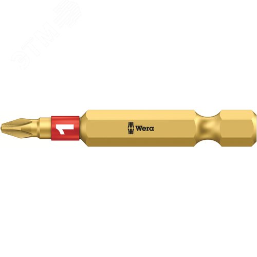 Бита биторсионная 851/4 BDC PH алмазное покрытие хвостовик 1/4 E 6.3 PH 1X50 мм - WERA