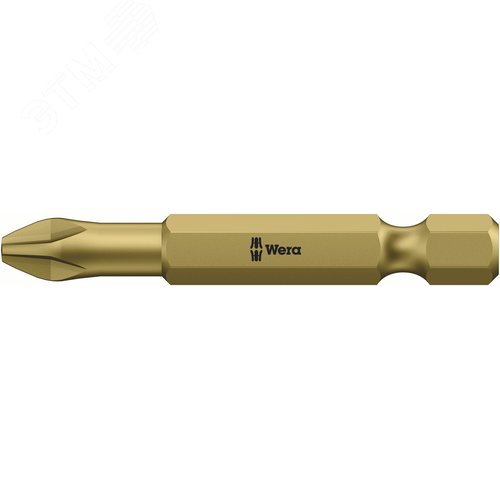 Бита торсионная 851/4 TH PH сверхтвердая хвостовик 1/4 E 6.3 PH 3X50 мм - WERA