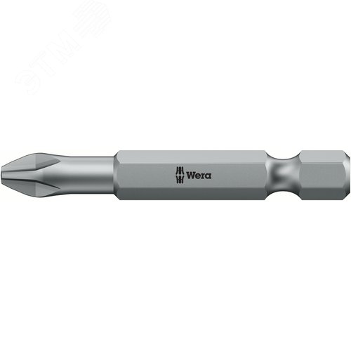 Бита торсионная 851/4 TZ PH вязкая твердость хвостовик 1/4 E 6.3 PH 2X50 мм - WERA