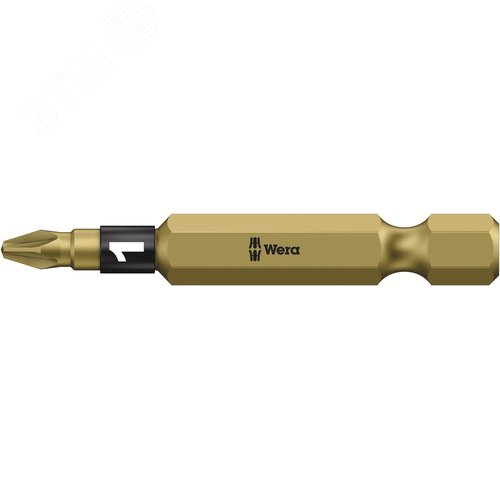 Бита биторсионная 855/4 BTH PZ сверхтвердая хвостовик 1/4 E 6.3 PZ 1X50 мм - WERA