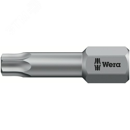 Бита торсионная 867/1 TZ TORX вязкая твердость хвостовик 1/4 C 6.3 TX 25X25 мм - WERA