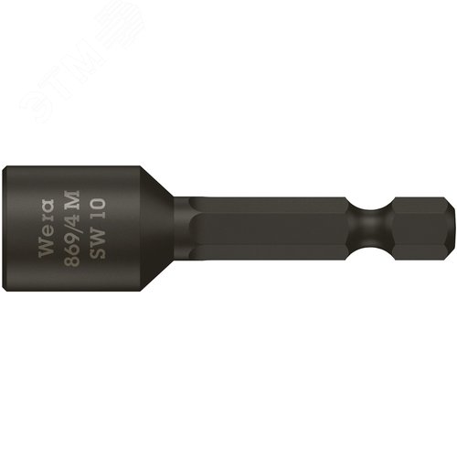 Головка торцевая 869/4 M с магнитом хвостовик 1/4 E 6.3 12X65 мм - WERA