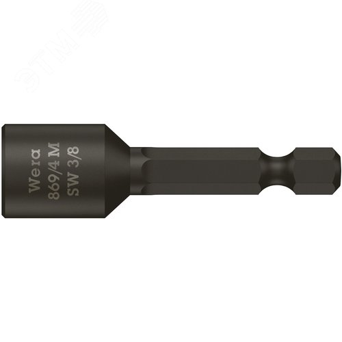 Головка торцевая 869/4 M с магнитом хвостовик 1/4 E 6.3 3/8X50 мм - WERA