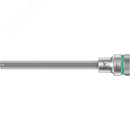 Головка торцевая 8740 B Hex-Plus HF Zyklop со вставкой под внутренний шестигранник DR 3/8 с функцией фиксации крепежа 1/4X107 мм - WERA