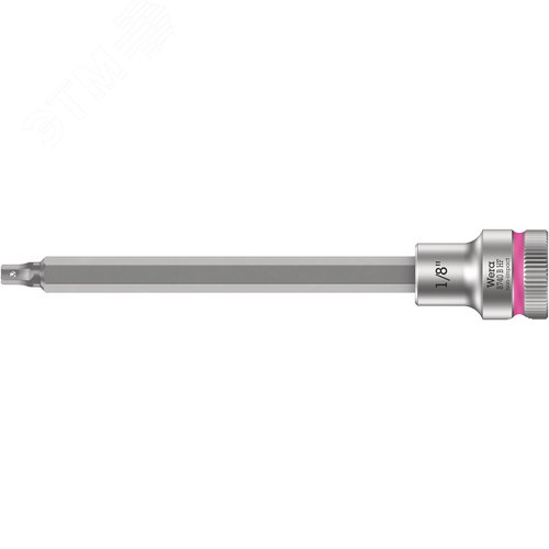 Головка торцевая 8740 B Hex-Plus HF Zyklop со вставкой под внутренний шестигранник DR 3/8 с функцией фиксации крепежа 1/8X107 мм - WERA