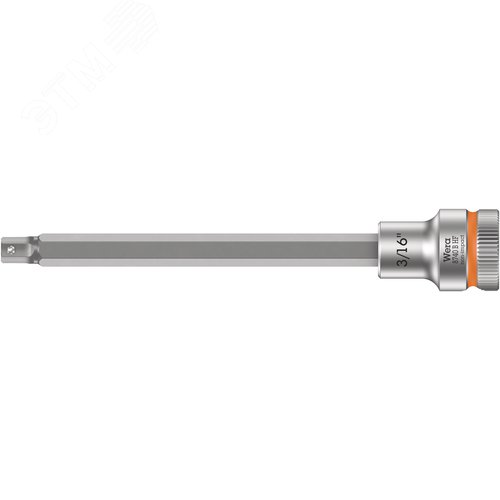 Головка торцевая 8740 B Hex-Plus HF Zyklop со вставкой под внутренний шестигранник DR 3/8 с функцией фиксации крепежа 3/16X107 мм - WERA
