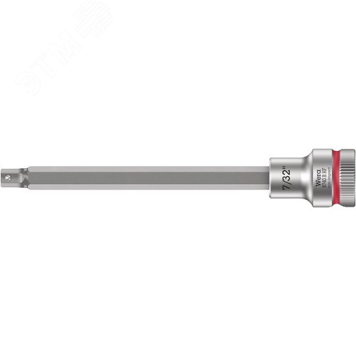 Головка торцевая 8740 B Hex-Plus HF Zyklop со вставкой под внутренний шестигранник DR 3/8 с функцией фиксации крепежа 7/32X107 мм - WERA