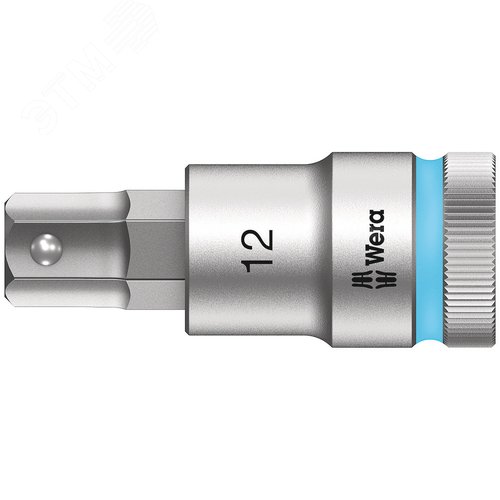 Головка торцевая со вставкой под внутренний шестигранник 8740 C Hex-Plus HF Zyklop DR 1/2 с фиксацией крепежа 12X60 мм - WERA