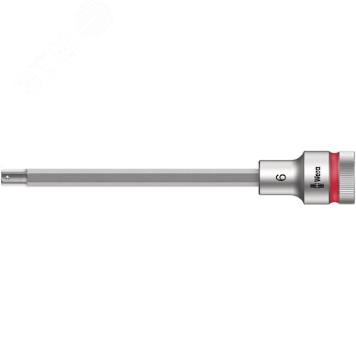 Головка торцевая со вставкой под внутренний шестигранник 8740 C Hex-Plus HF Zyklop DR 1/2 с фиксацией крепежа 6X140 мм - WERA