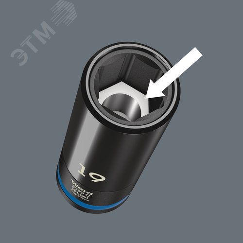Набор головок торцевых ударных шестигранных Wheel Impaktor C Set 1 DR 1/2 3 предмета 17/19/21X85 мм с пластиковой обоймой для защиты колёсного диска - фото 5