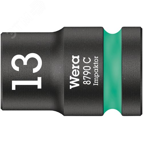 Головка торцевая ударная шестигранная 8790 C Impakto DR 1/2 13X38 мм - WERA