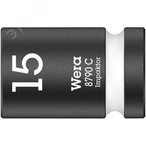 Головка торцевая ударная шестигранная 8790 C Impakto DR 1/2 15X38 мм - WERA