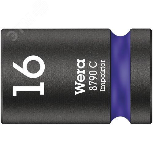 Головка торцевая ударная шестигранная 8790 C Impakto DR 1/2 16X38 мм - WERA