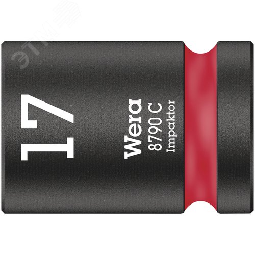 Головка торцевая ударная шестигранная 8790 C Impakto DR 1/2 17X38 мм - WERA
