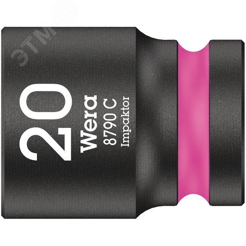 Головка торцевая ударная шестигранная 8790 C Impakto DR 1/2 20X38 мм - WERA