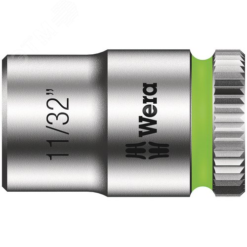 Головка торцевая шестигранная 8790 HMA Zyklop DR 1/4 11/32X23 мм - WERA