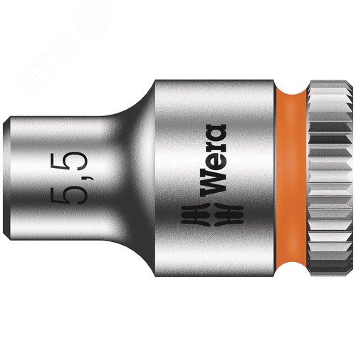 Головка торцевая шестигранная 8790 HMA Zyklop DR 1/4 5.5X23 мм - WERA