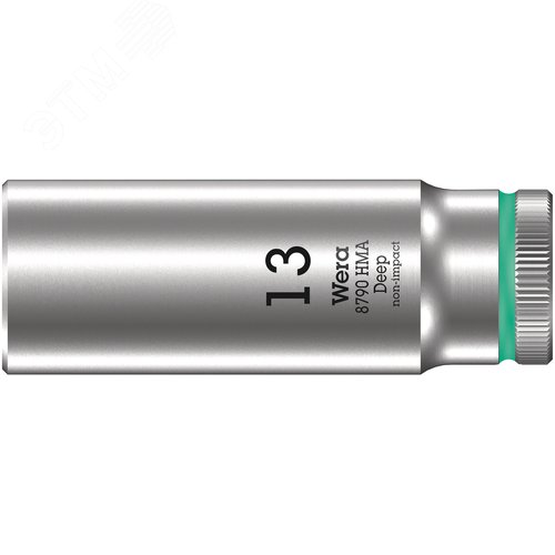 Головка торцевая шестигранная 8790 HMB DeepDR 3/8 глубокая 13X64 мм - WERA