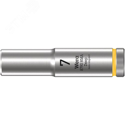 Головка торцевая шестигранная 8790 HMA Deep DR 1/4 глубокая 7X50 мм - WERA