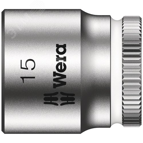 Головка торцевая шестигранная 8790 HMA Zyklop DR 1/4 15X23 мм - WERA