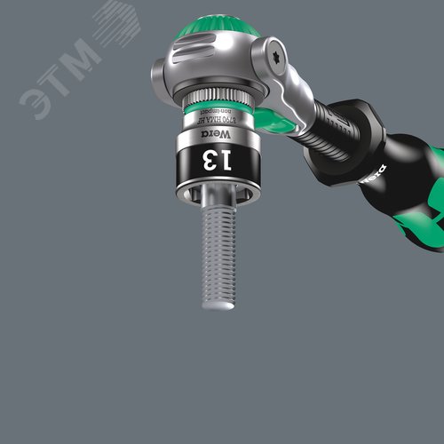Головка торцевая шестигранная 8790 HMA HF Zyklop DR 1/4 с функцией фиксации крепежа 15X23 мм - фото 2