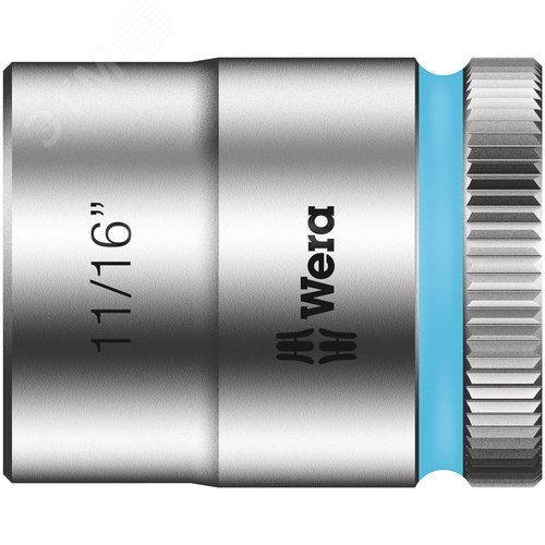 Головка торцевая шестигранная 8790 HMB Zyklop DR 3/8 11/16X30 мм - WERA