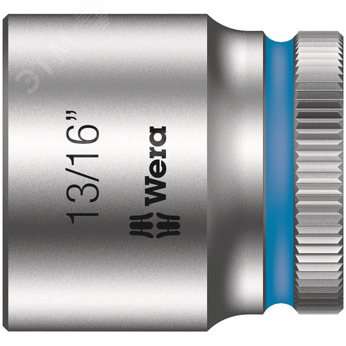 Головка торцевая шестигранная 8790 HMB Zyklop DR 3/8 13/16X30 мм - WERA